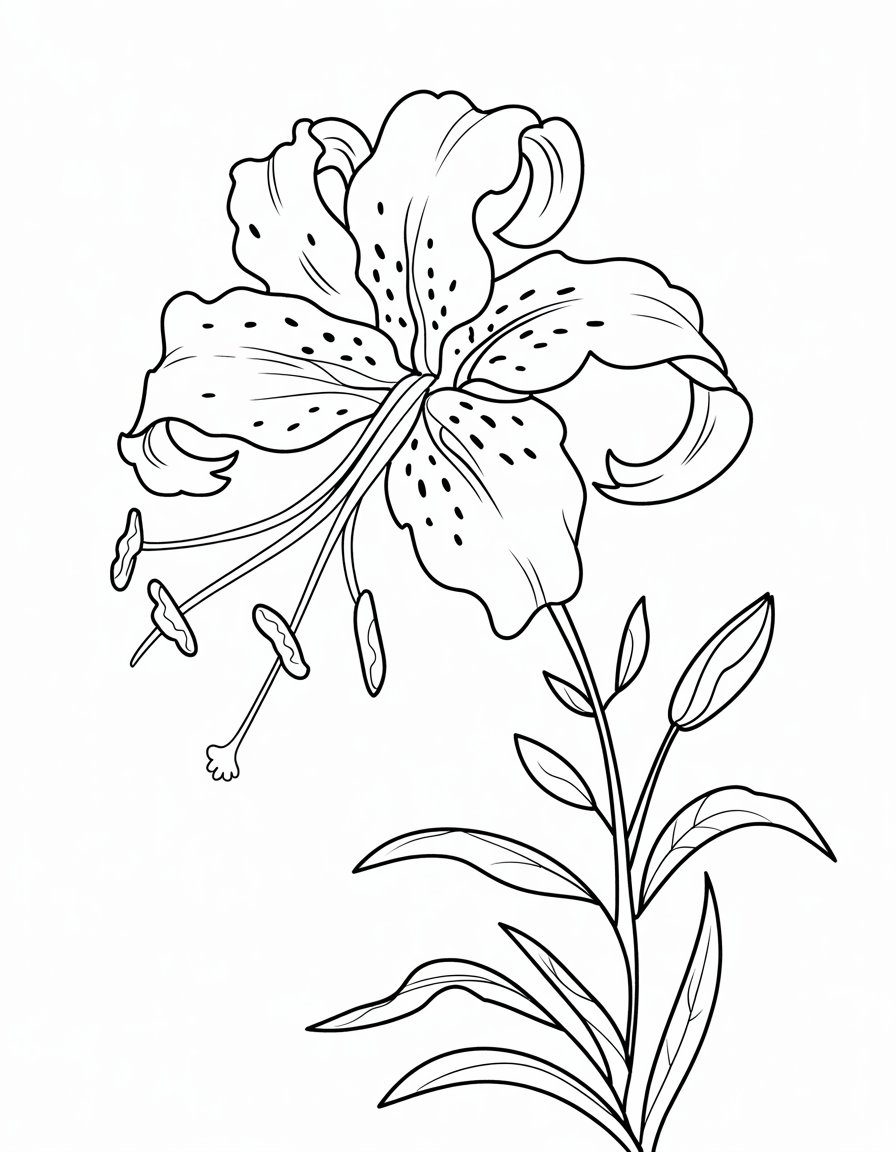 Tiger Lily Detail
